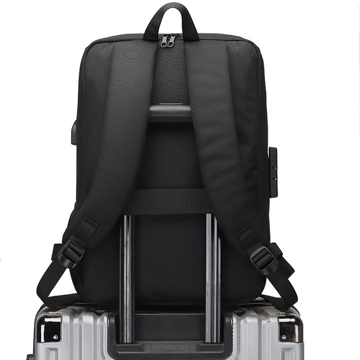 Geometric Design Laptop Backpack Bowlift