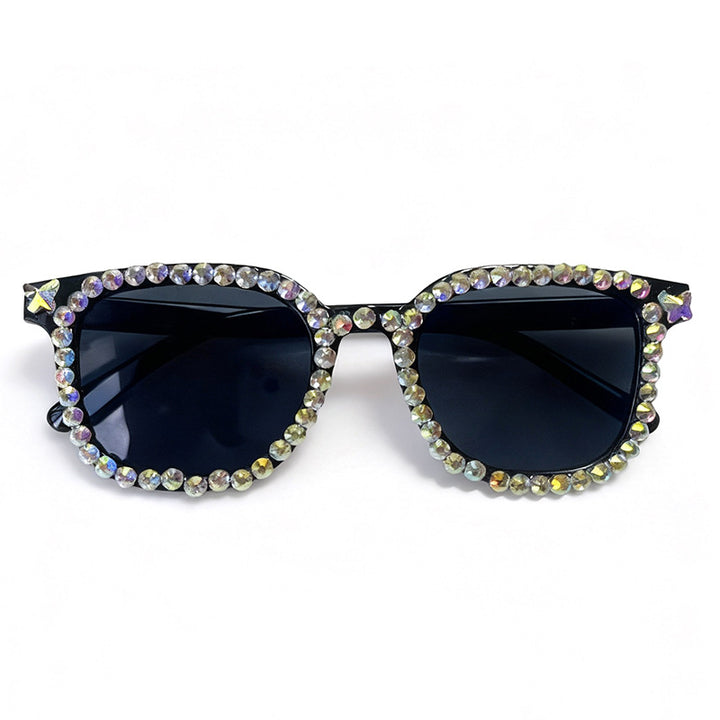 Crystal-Embellished Cat Eye Sunglasses Bowlift