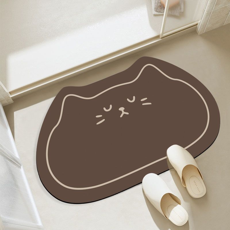 Cartoon Cat-Shaped Floor Mat