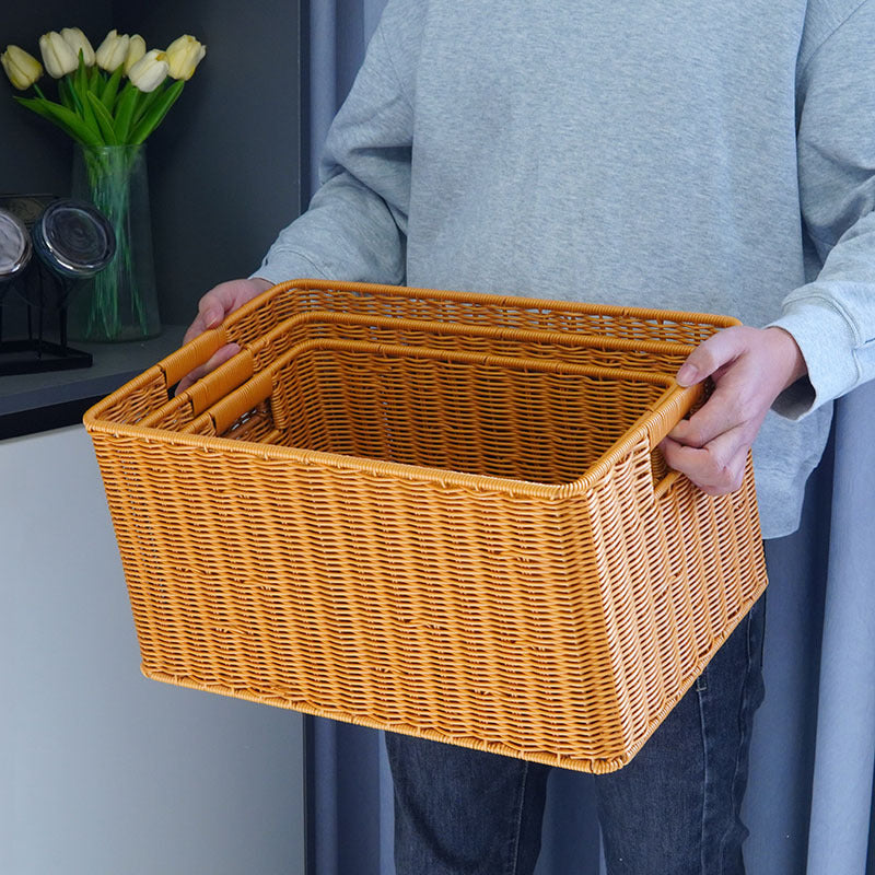 Ladies multi-purpose basket made of woven material Bowlift