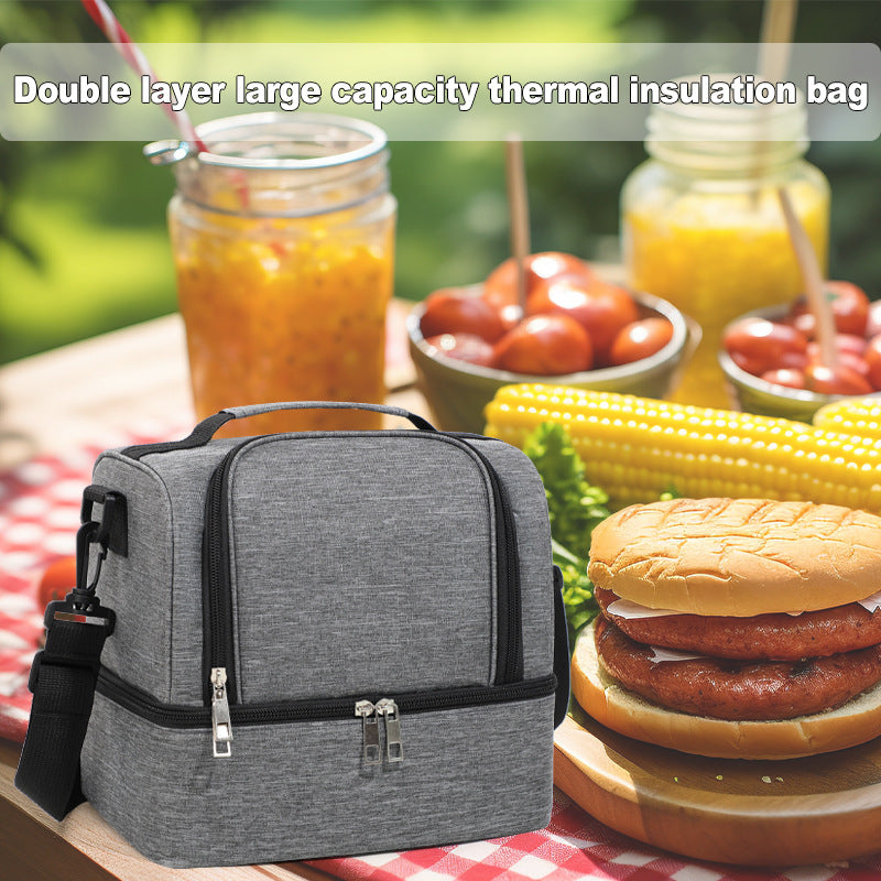 Versatile Insulated Food Carrying Lunch Bag Bowlift