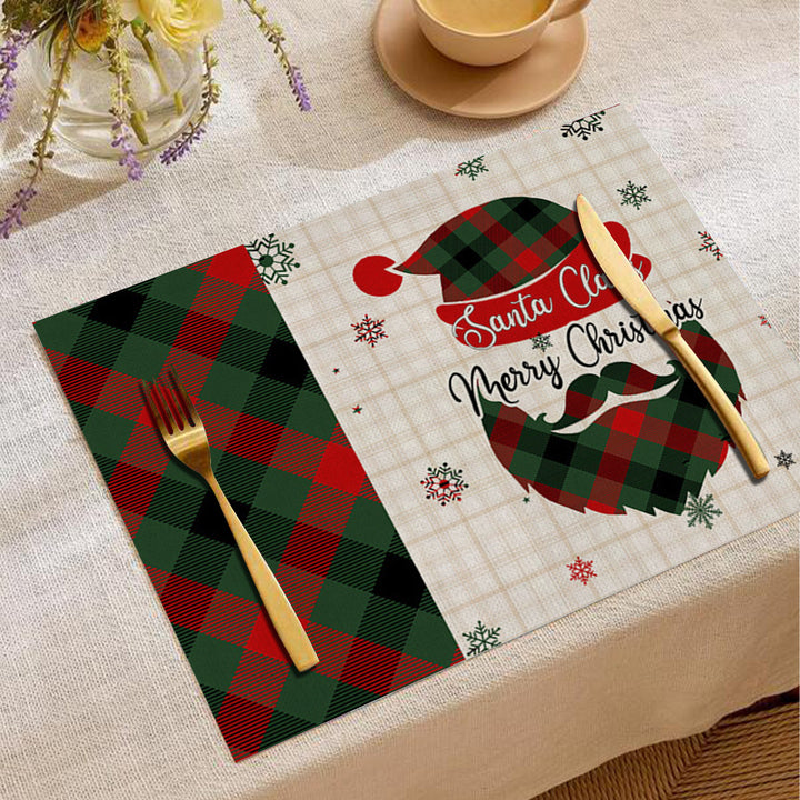 Festive Christmas-Themed Placemats