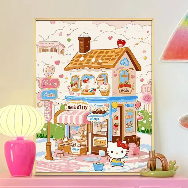 Cute Bakery-Themed Wall Art Print Bowlift