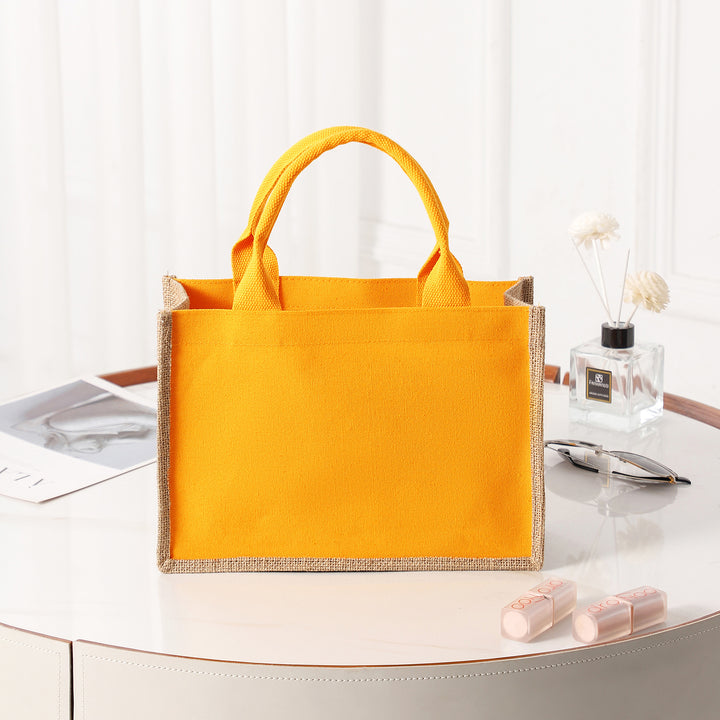 Spacious jute bag with reinforced handles Bowlift
