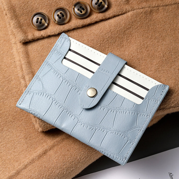 Faux Leather Card Holder Bowlift