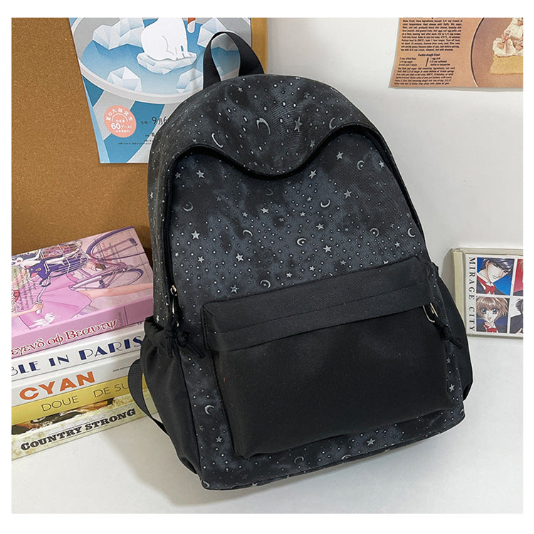 Stylish Star-Patterned Backpack
