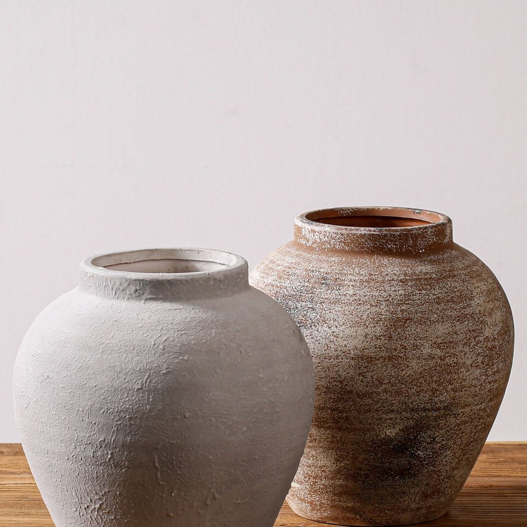 Handcrafted Terracotta Vase Bowlift