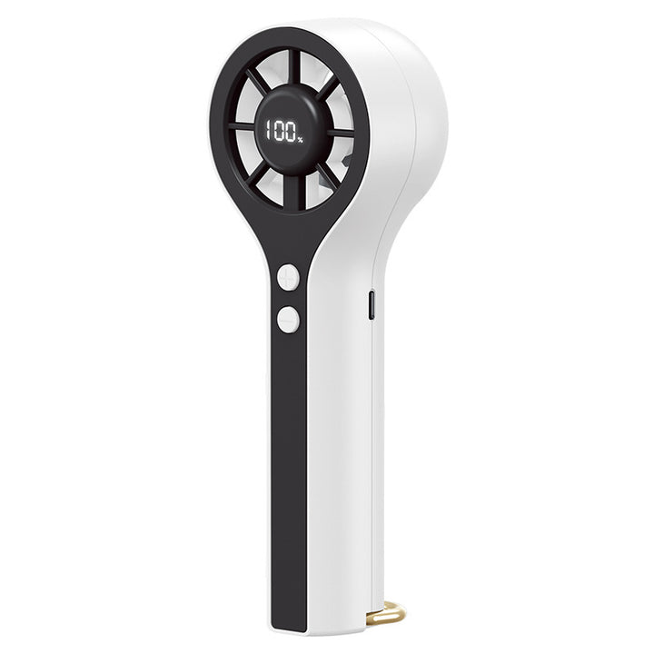 Unisex Portable Hand Fan with LCD Display and Ergonomic Design Bowlift