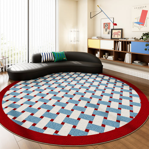 Circular Woven Area Rug