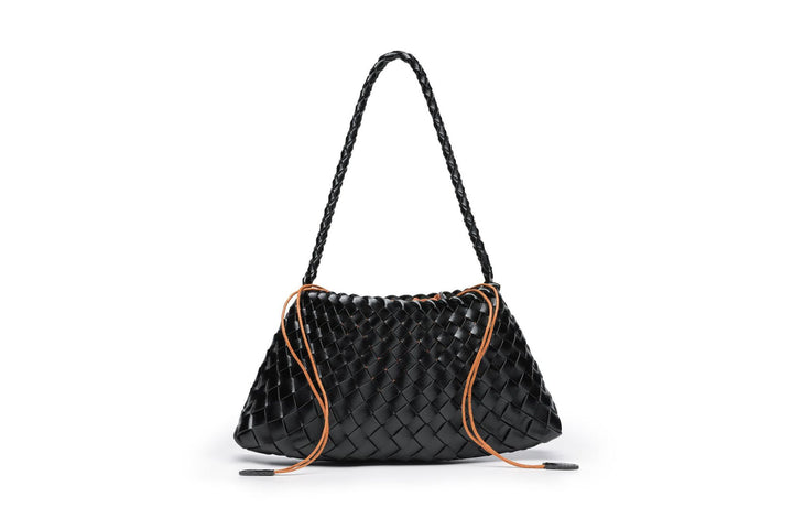 Textured Woven Shoulder Bag Bowlift