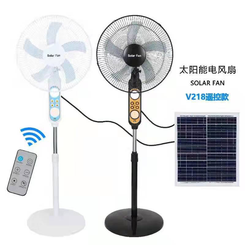 Unisex Solar-Powered Stand Fan with Remote Control and Adjustable Height Bowlift