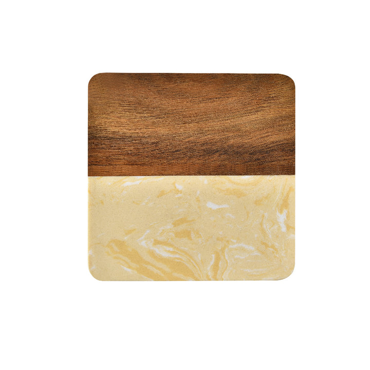 High-quality serving board made of wood and concrete Bowlift