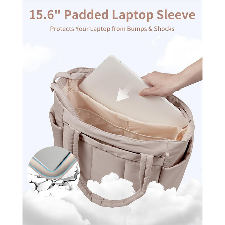 Multifunctional tote bag with practical compartments Bowlift
