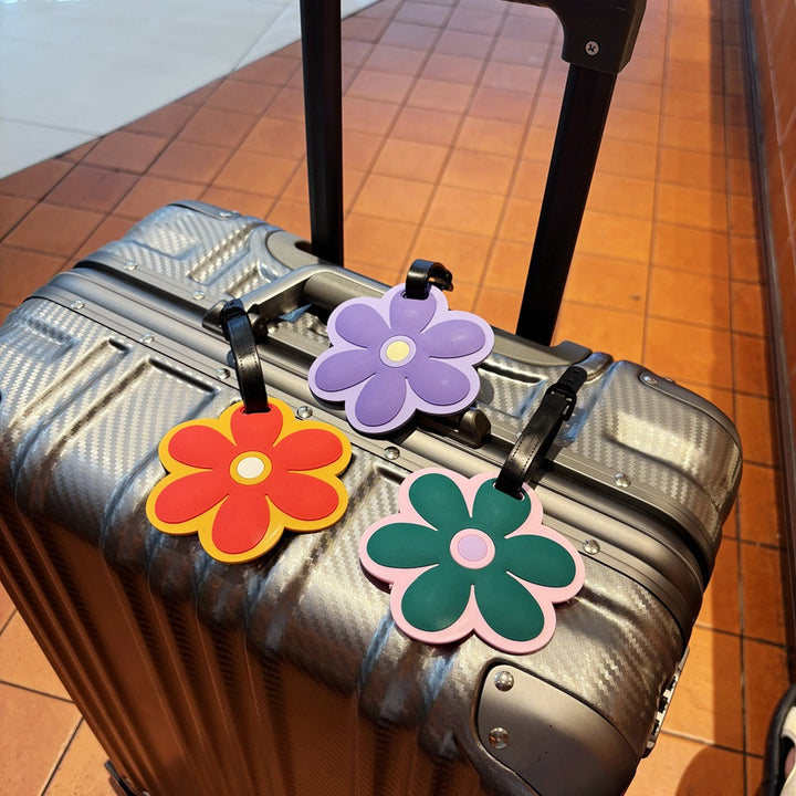 Floral-Themed Travel Luggage Tag Bowlift