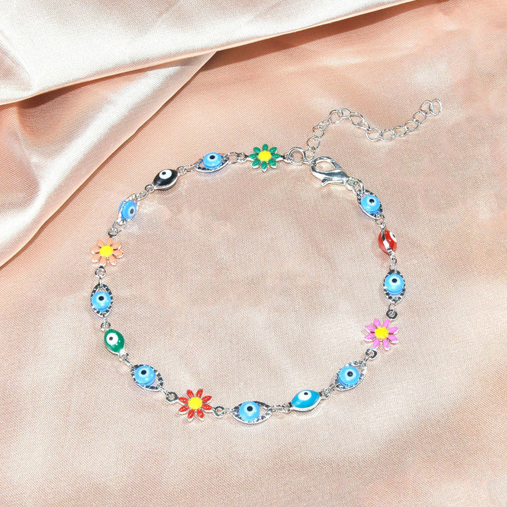 Colorful Evil Eye Charm Bracelet Bowlift 1788164354