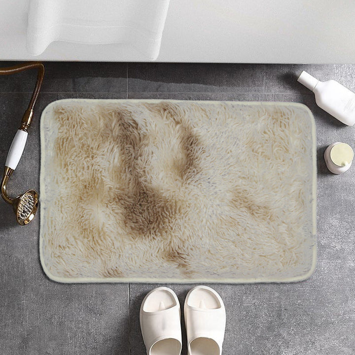 Luxuriously Soft Faux Fur Bathroom Mat Bowlift