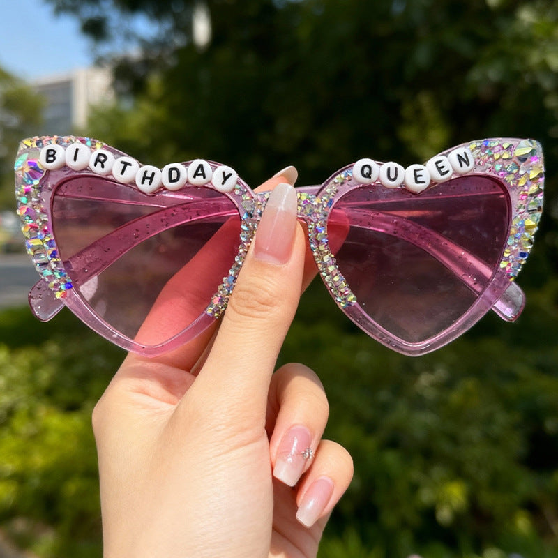 Decorative Cat-Eye Sunglasses Bowlift