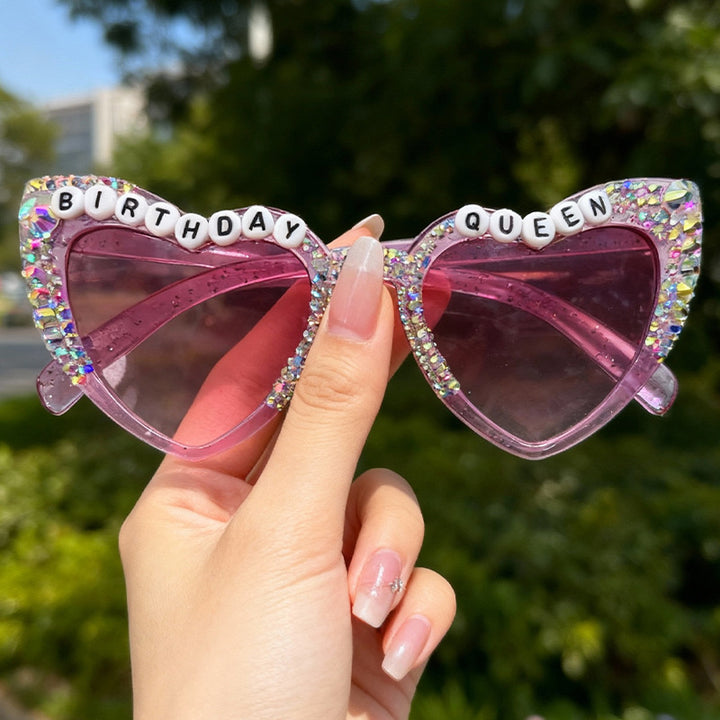 Decorative Cat-Eye Sunglasses Bowlift