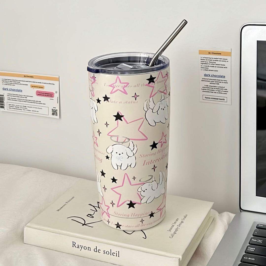 Ladies Insulated Mug with Funny Animal Design Bowlift