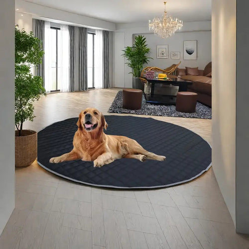 Extra-Large Round Quilted  Mat  Dog Bed