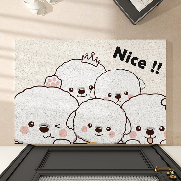 Cartoon-Themed Decorative Door Mat