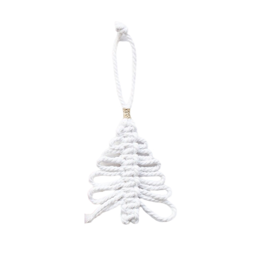 Macrame Christmas Tree Ornament Bowlift