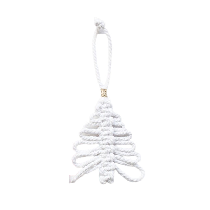 Macrame Christmas Tree Ornament Bowlift