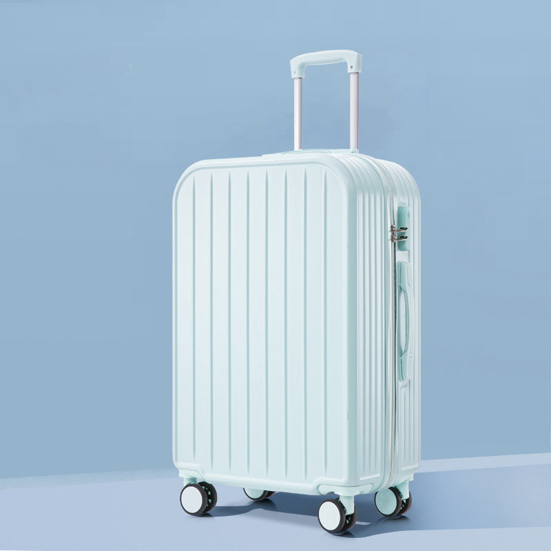 Unisex Stylish Ridged Hard-Shell Suitcase Bowlift