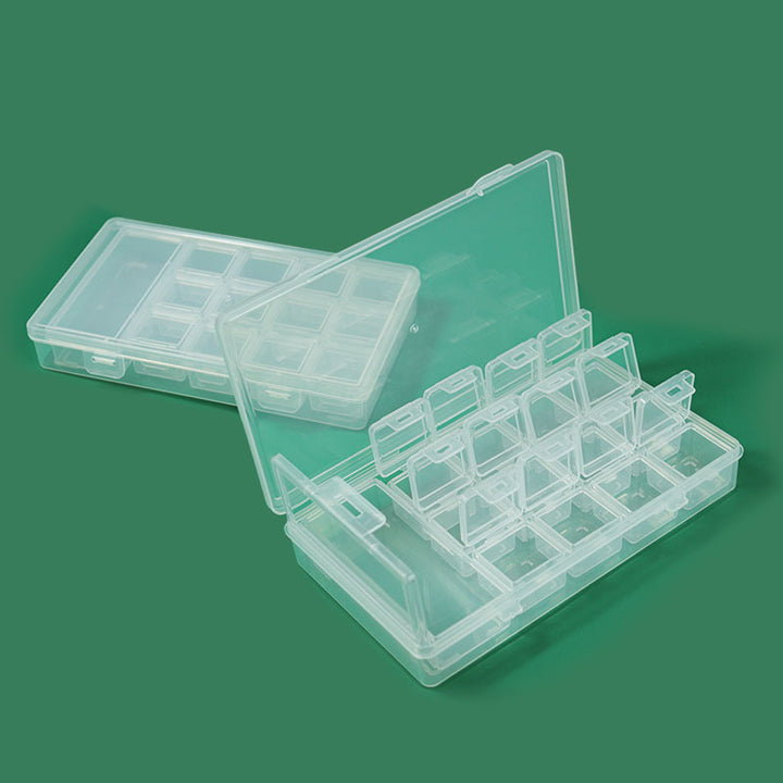 Transparent Multi-Compartment Craft Storage Organizer Bowlift