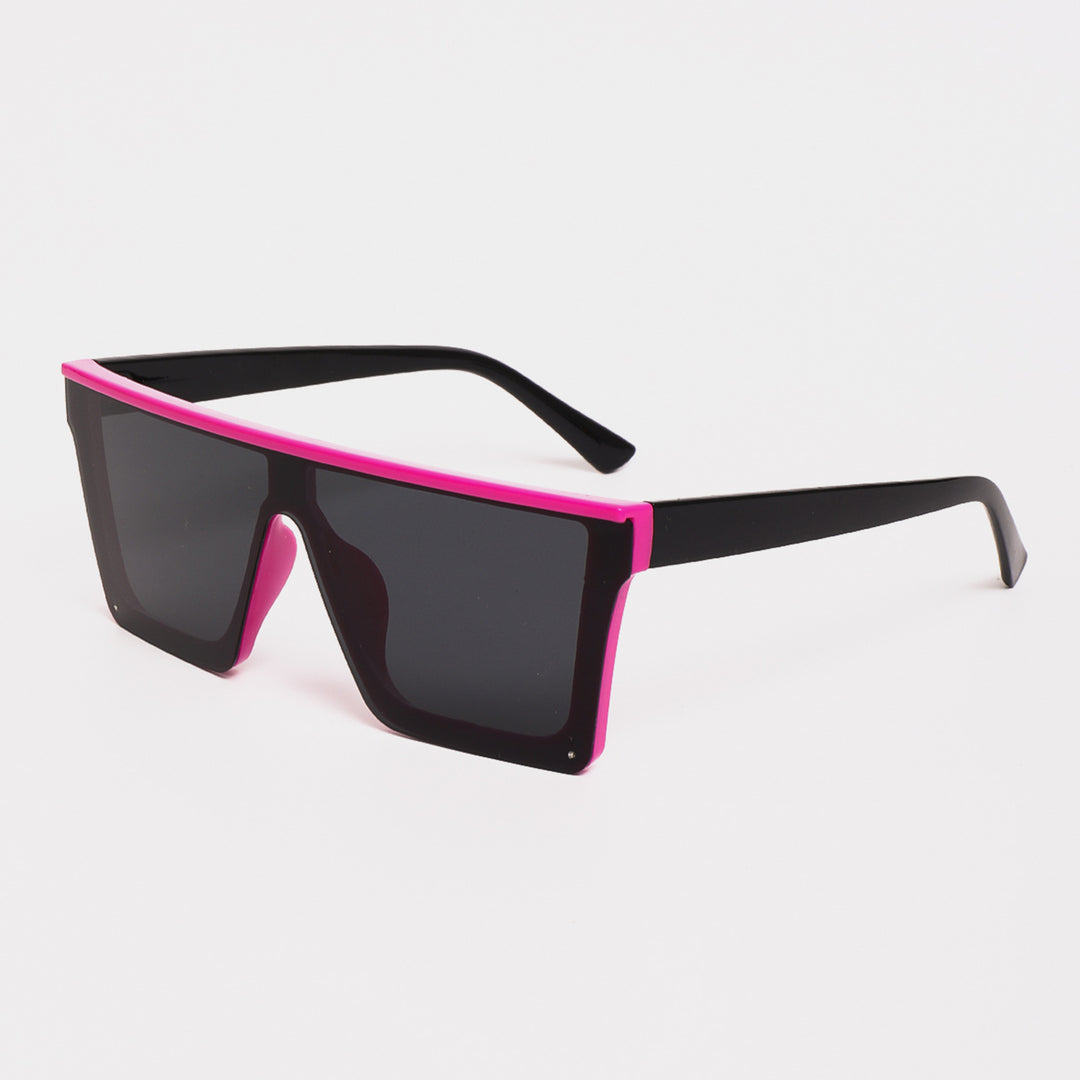 Women oversized sunglasses in futuristic design Bowlift