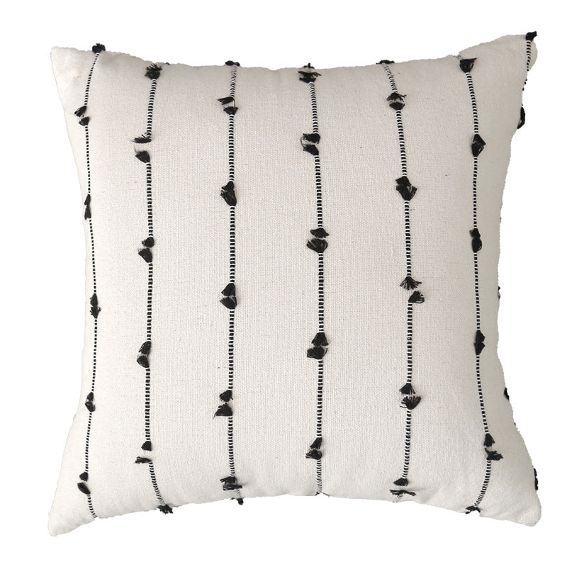 Textured Cotton Accent Pillow