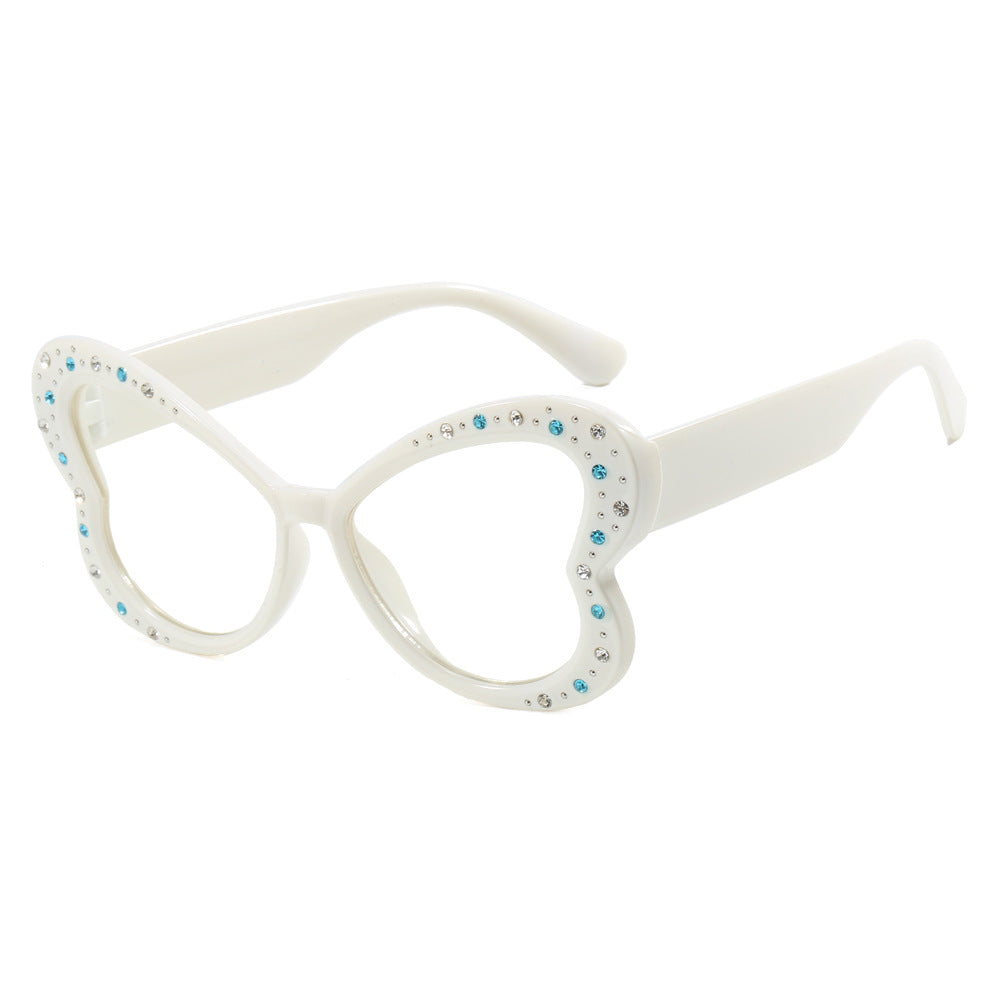 Women's playful heart-shaped sunglasses with glitter accents Bowlift