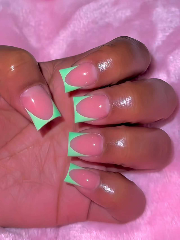 Geometric Nail Art Extensions Bowlift