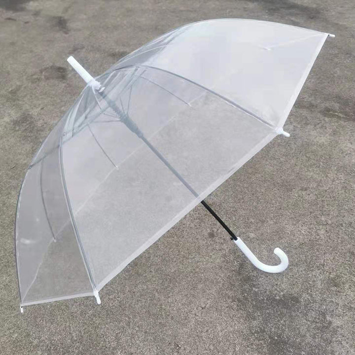 Ladies Clear Water-Resistant Umbrella Bowlift