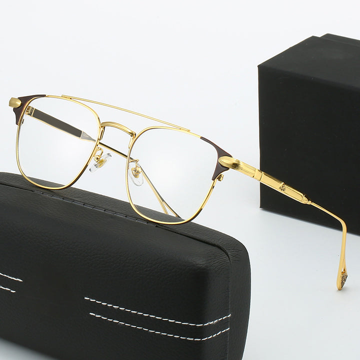 Women's fashion half-frame glasses Bowlift