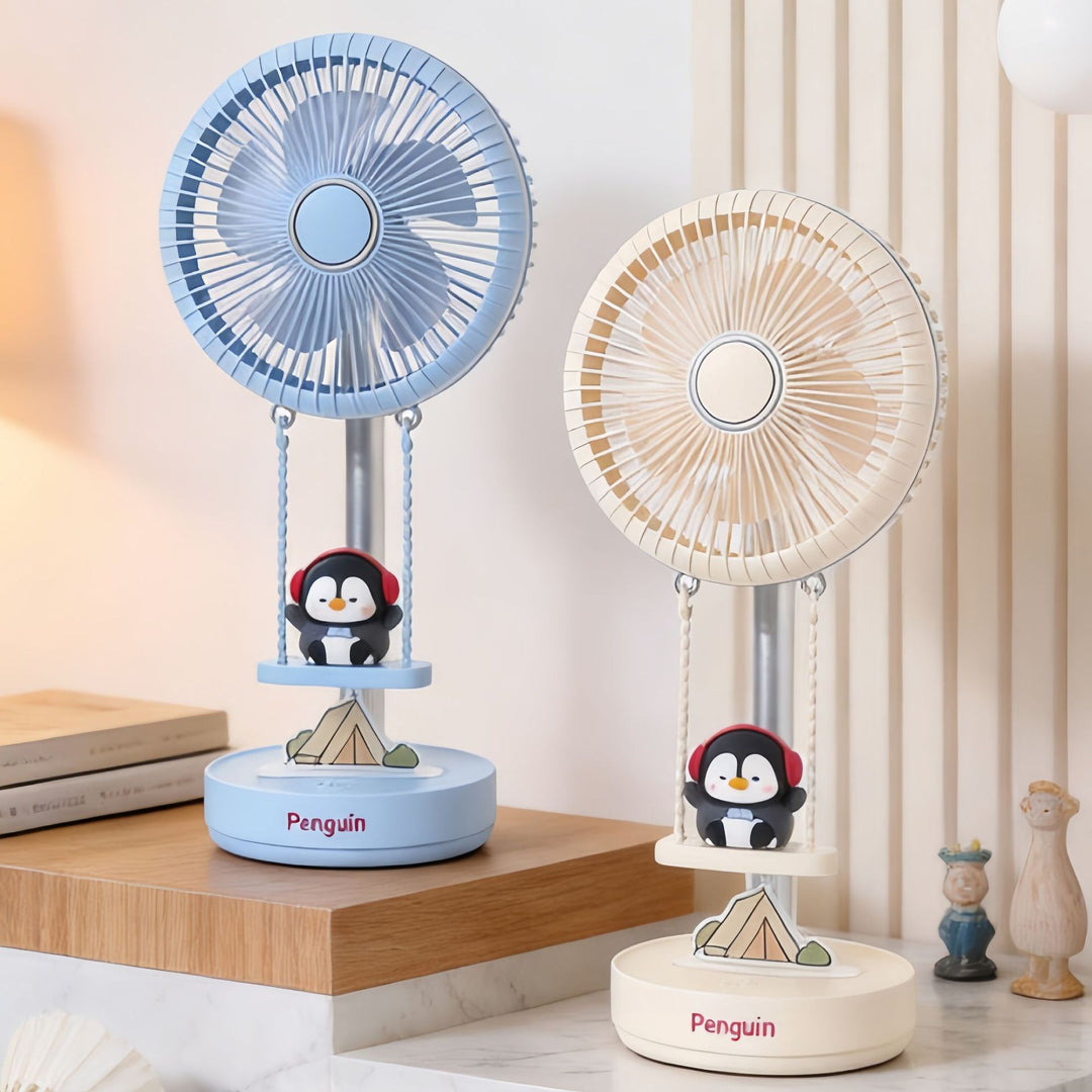 Women's Portable USB Desk Fan with Cute Design Bowlift