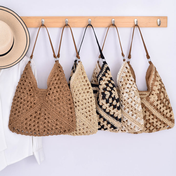 Hobo Bag in Modern Macrame Style Bowlift
