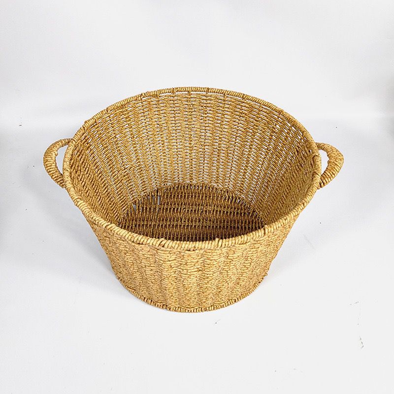 Women’s rattan basket with lid and trendy handles Bowlift