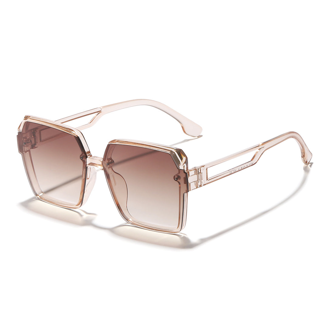 Women's oversized sunglasses with trendy, transparent design Bowlift