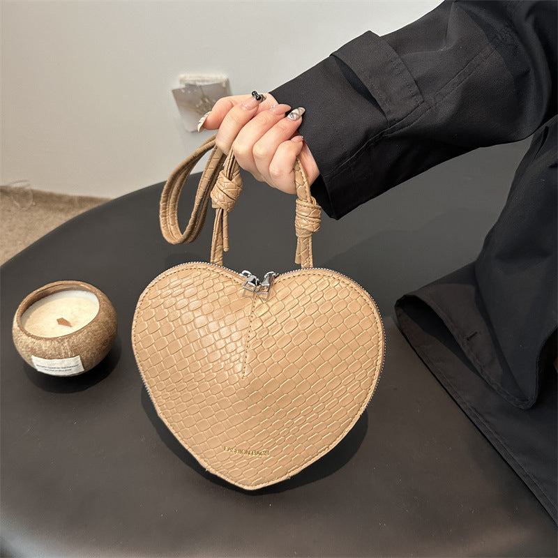 Heart-Shaped Crossbody Handbag Bowlift