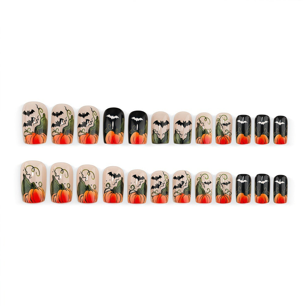 Artificial nail set with Halloween motif Bowlift