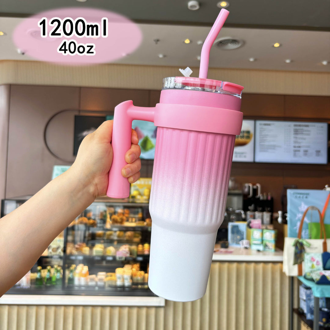 Ladies multifunctional drink bottle with practical carrying handle Bowlift