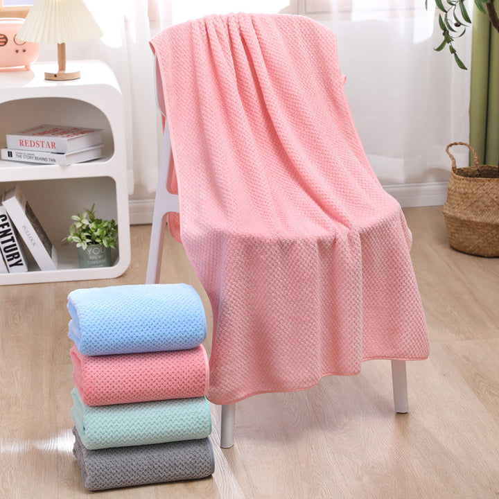 Waffle Weave Lightweight Absorbent Bath Towel Bowlift