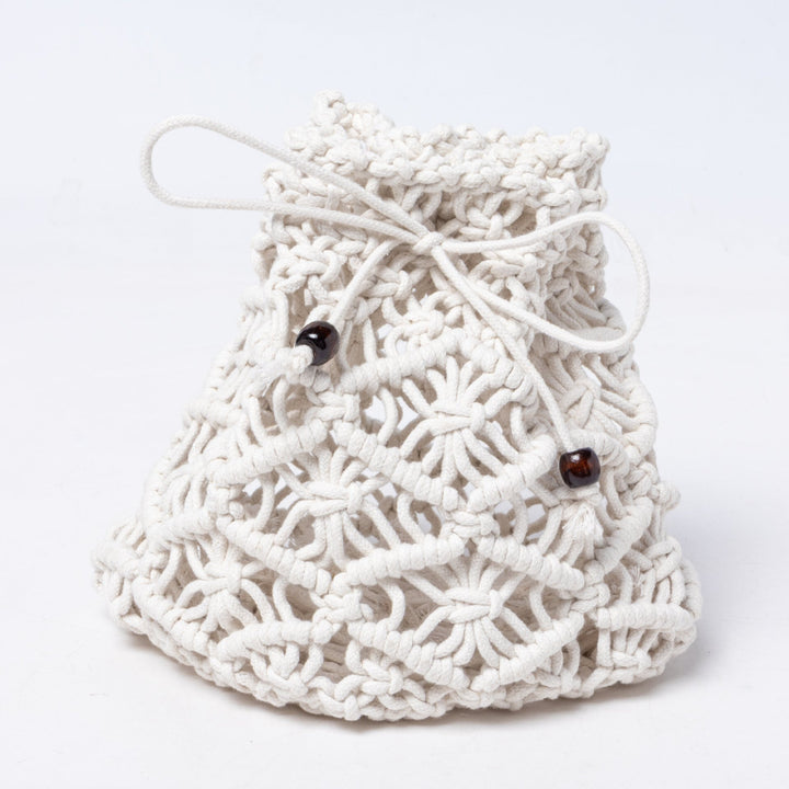 Handmade Macrame Shoulder Bag Bowlift