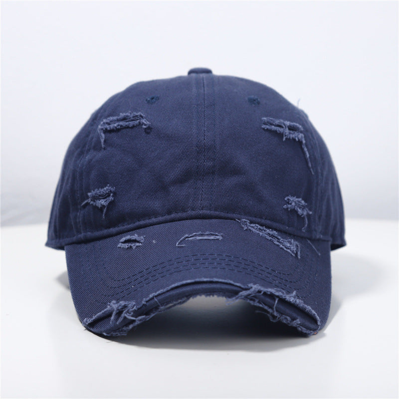 Women's Distressed Classic Baseball Cap Bowlift