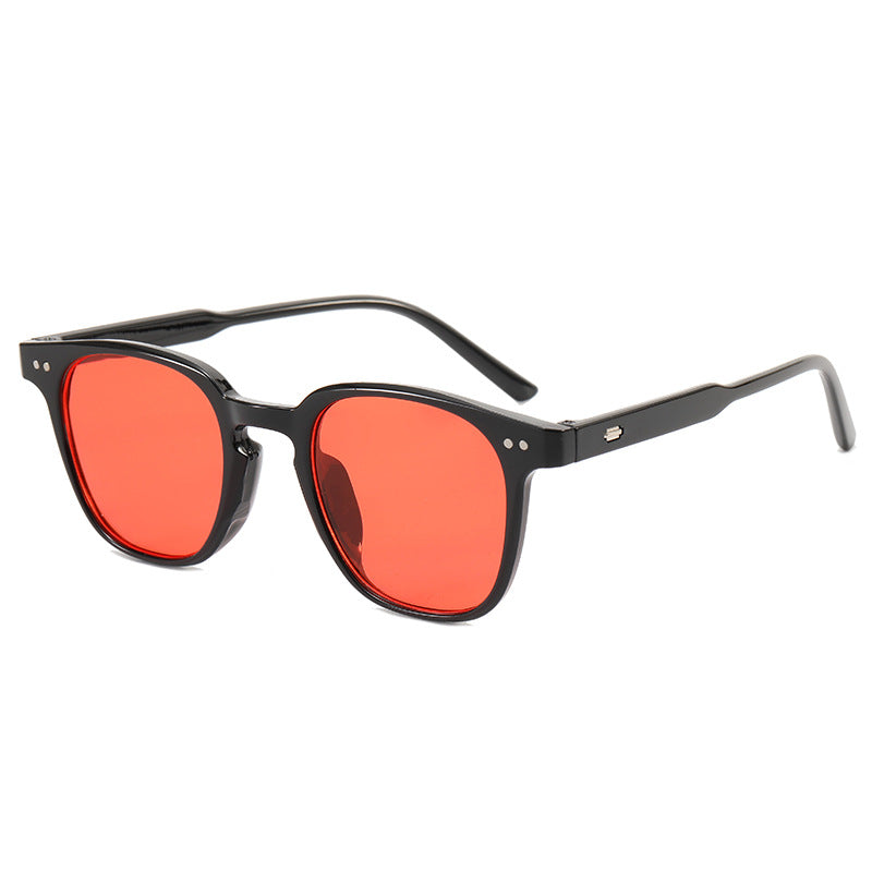 Women's fashionable square sunglasses with shiny frame Bowlift