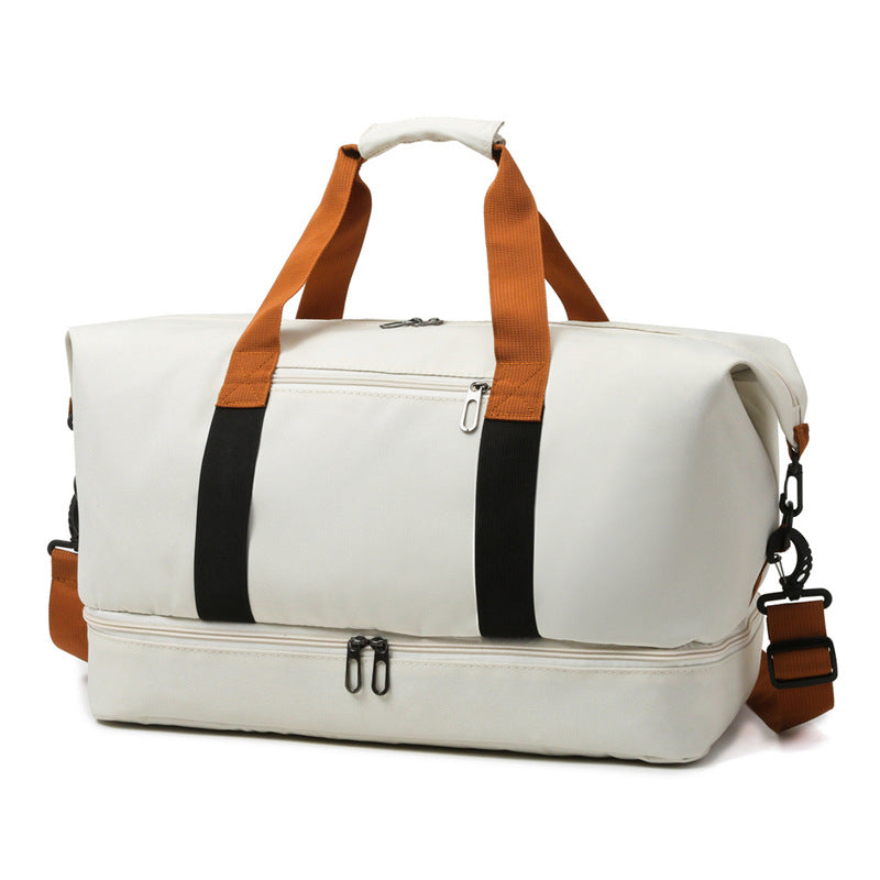 Sporty travel bag with sturdy carrying handles and adjustable shoulder strap Bowlift