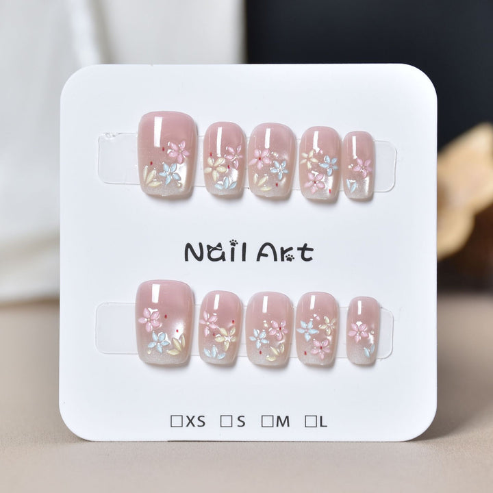 Premium Glamorous Press-On Nail Extensions Bowlift