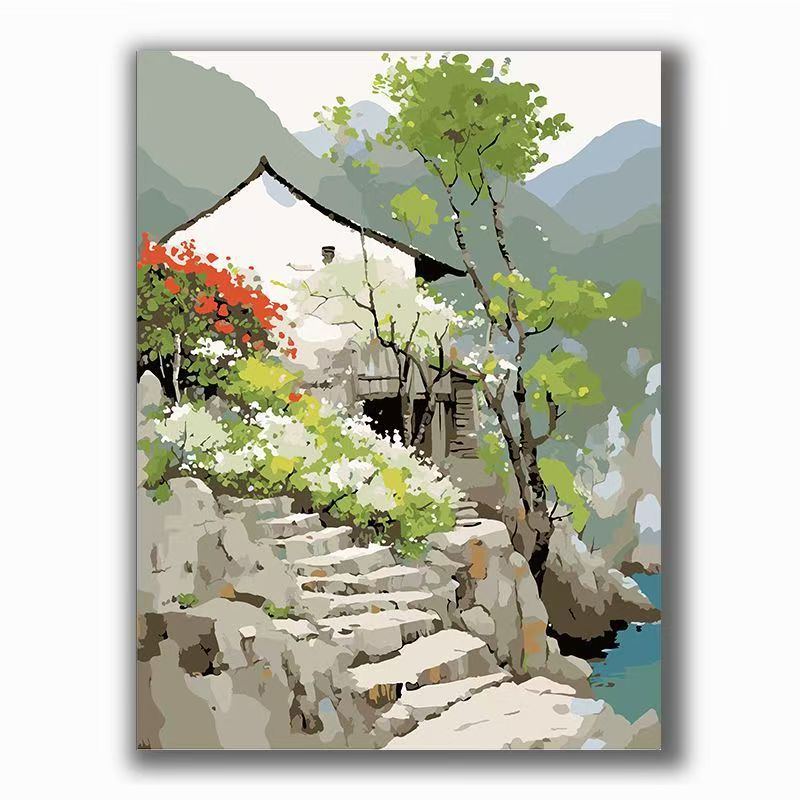 Urban Vintage Architecture Canvas Art Bowlift