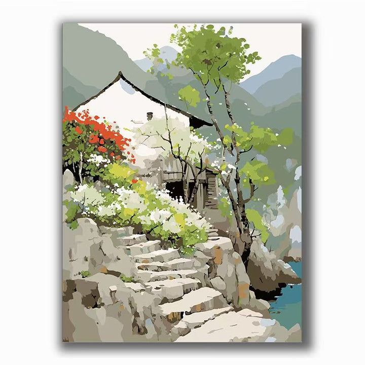 Urban Vintage Architecture Canvas Art Bowlift